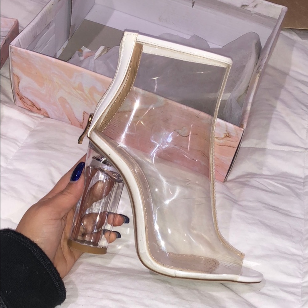 Clear booties